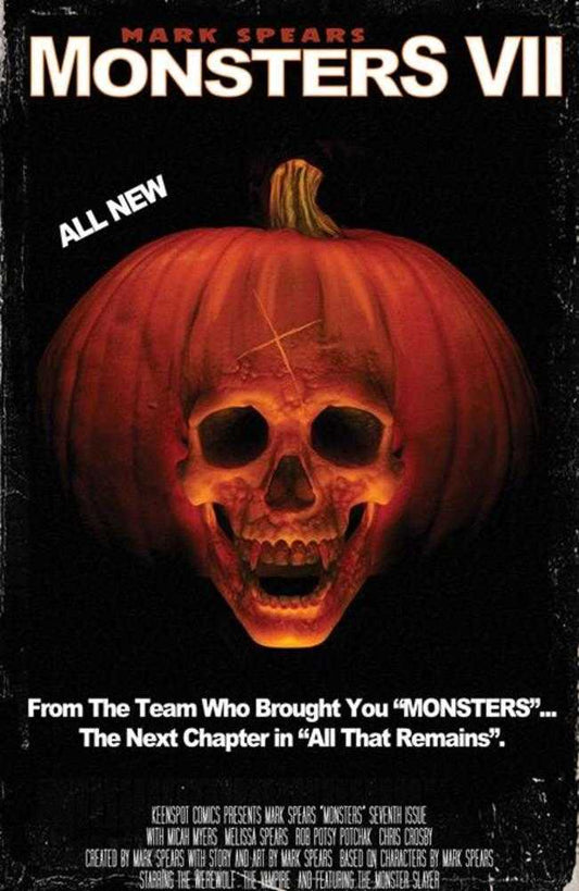 MARK SPEARS MONSTERS #7 COVER C MARK SPEARS HALLOWEEN II HOMAGE VARIANT