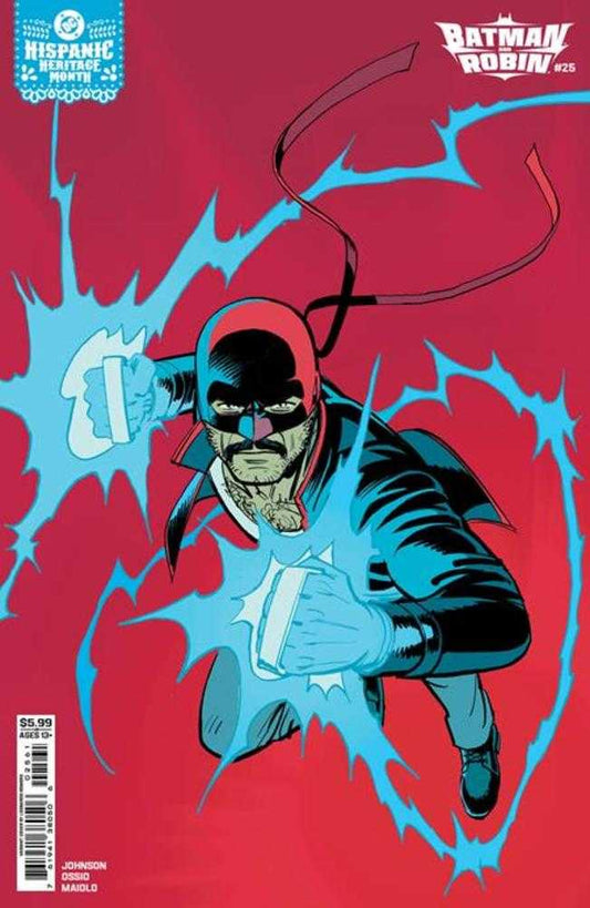 BATMAN AND ROBIN #25 COVER E LEONARDO ROMERO HISPANIC HERITAGE MONTH EL GAUCHO CARD STOCK VARIANT