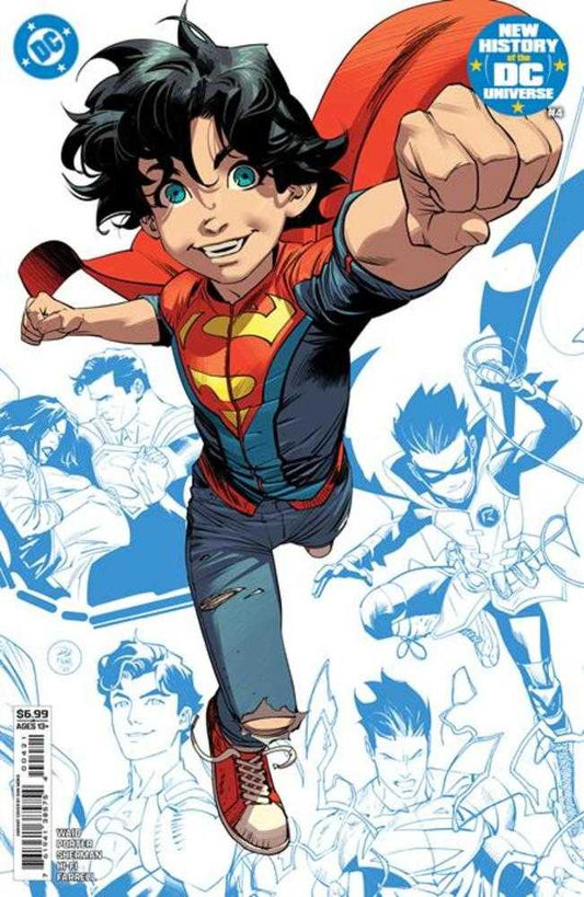 NEW HISTORY OF THE DC UNIVERSE #4 (OF 4) COVER B DAN MORA CARD STOCK VARIANT