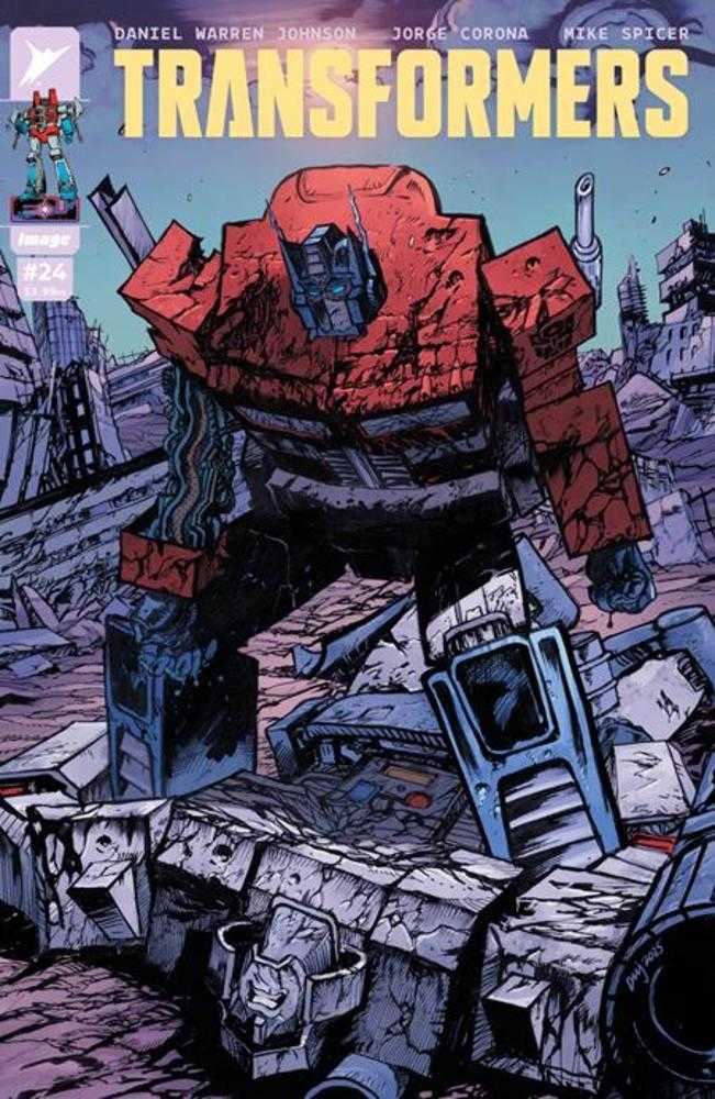 TRANSFORMERS #24 COVER A DANIEL WARREN JOHNSON & MIKE SPICER