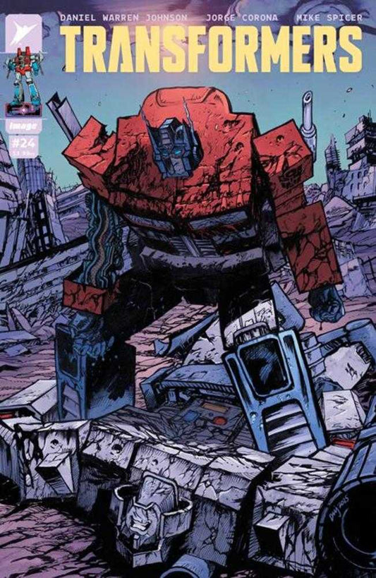 TRANSFORMERS #24 COVER A DANIEL WARREN JOHNSON & MIKE SPICER