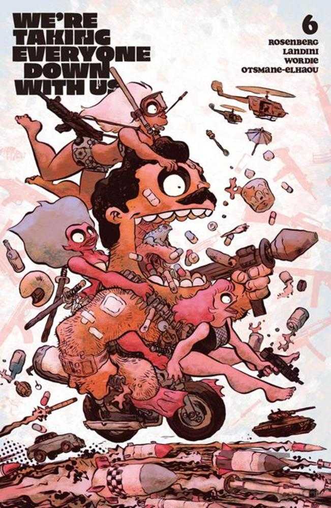 WERE TAKING EVERYONE DOWN WITH US #6 (OF 6) COVER B JESSE LONERGAN VARIANT (MATURE)