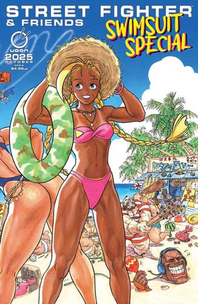 2025 STREET FIGHTER & FRIENDS SWIMSUIT SPECIAL #1 (ONE SHOT) COVER E INC 1:5 KINU NISHIMURA VARIANT