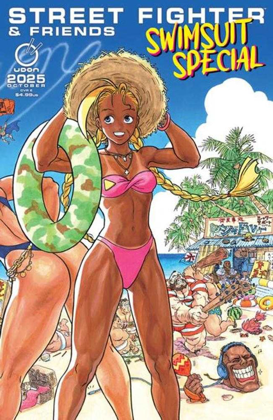 2025 STREET FIGHTER & FRIENDS SWIMSUIT SPECIAL #1 (ONE SHOT) COVER E INC 1:5 KINU NISHIMURA VARIANT