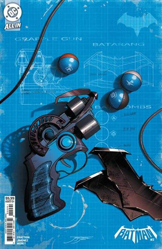 BATMAN #2 COVER F JORGE JIMENEZ BAT GADGET CARD STOCK VARIANT