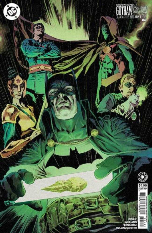 BATMAN GOTHAM BY GASLIGHT A LEAGUE FOR JUSTICE #4 (OF 6) COVER C MIKE PERKINS CARD STOCK VARIANT