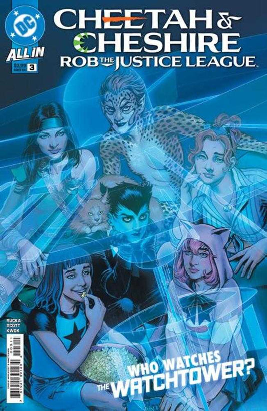 CHEETAH AND CHESHIRE ROB THE JUSTICE LEAGUE #3 (OF 6) COVER A NICOLA SCOTT