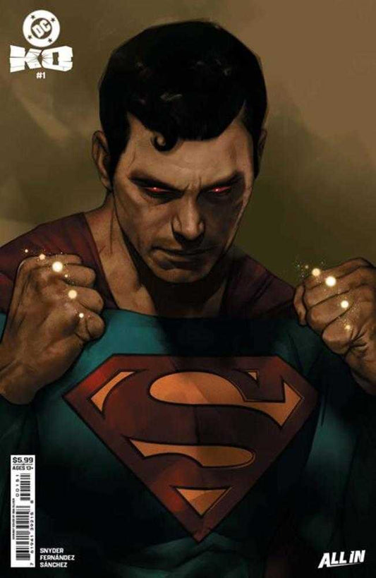 DC K.O. #1 (OF 5) COVER G BEN OLIVER FACE OFF CARD STOCK VARIANT