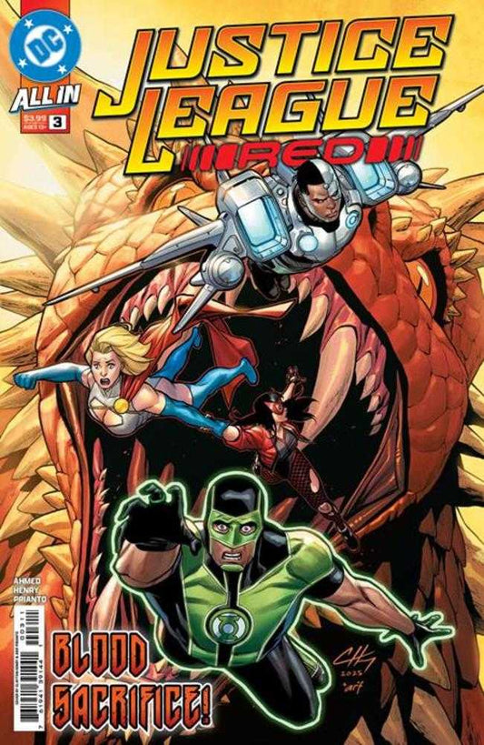 JUSTICE LEAGUE RED #3 (OF 6) COVER A CLAYTON HENRY