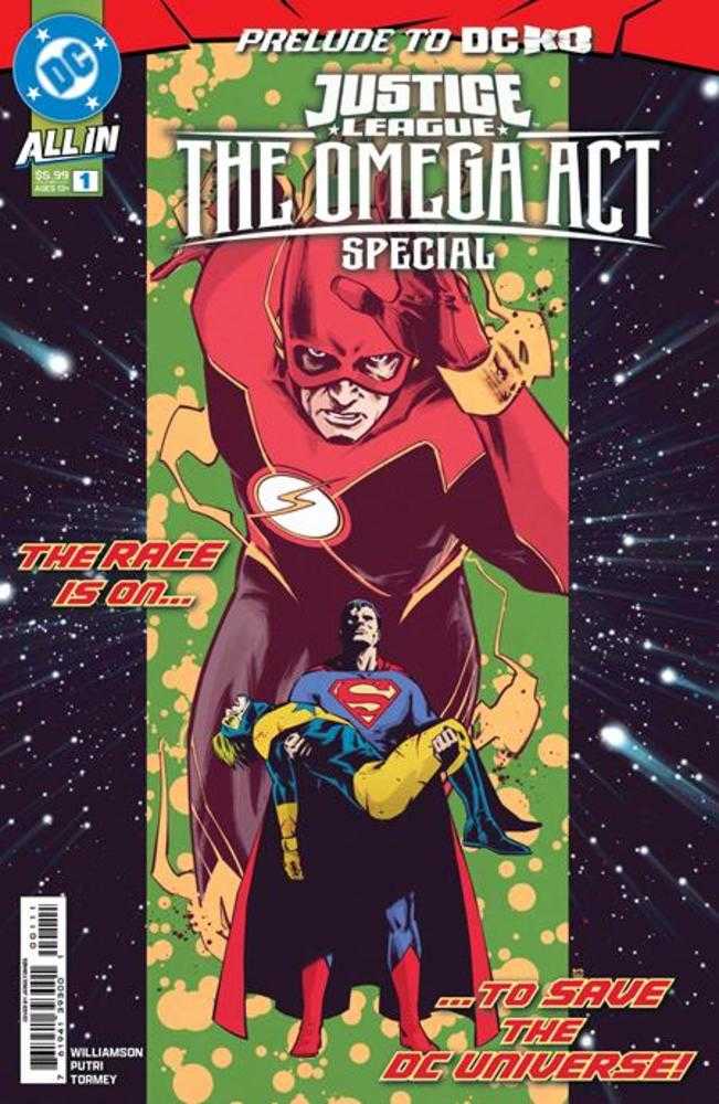 JUSTICE LEAGUE THE OMEGA ACT SPECIAL #1 (ONE SHOT) COVER A JORGE FORNES (DC K.O.)