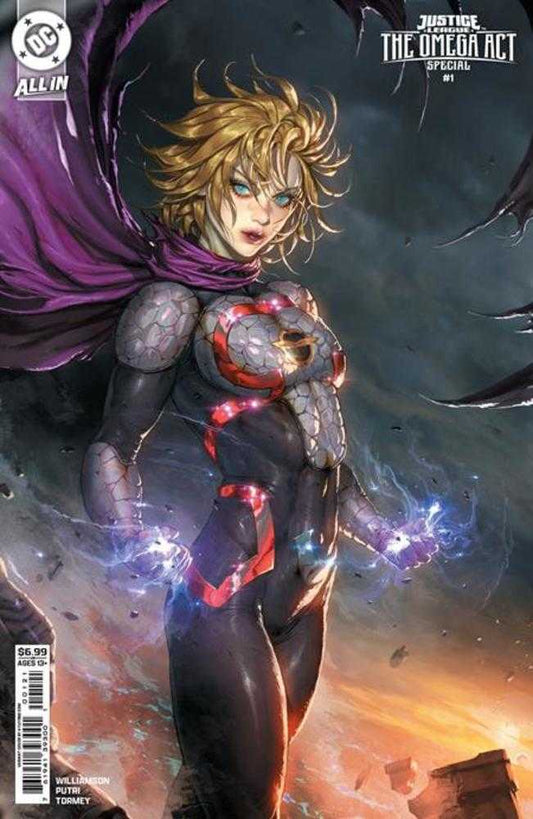 JUSTICE LEAGUE THE OMEGA ACT SPECIAL #1 (ONE SHOT) COVER B KYUYONG EOM CARD STOCK VARIANT (DC K.O.)