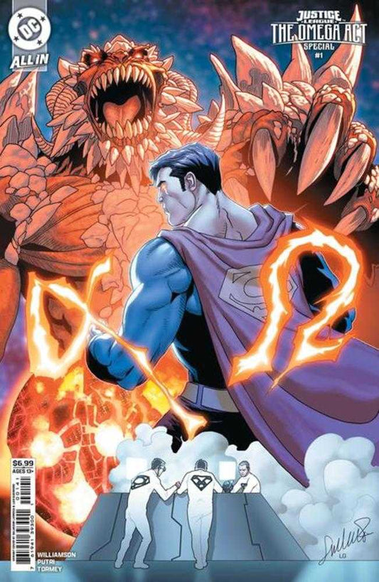 JUSTICE LEAGUE THE OMEGA ACT SPECIAL #1 (ONE SHOT) COVER D SALVADOR LARROCA CARD STOCK VARIANT (DC K.O.)
