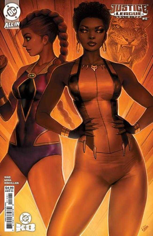 JUSTICE LEAGUE UNLIMITED #12 COVER B NATHAN SZERDY CARD STOCK VARIANT (DC K.O.)