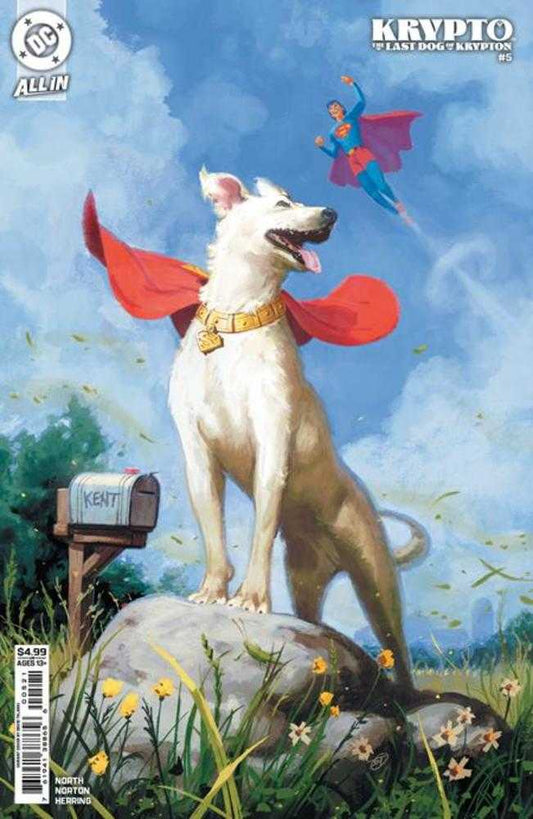 KRYPTO THE LAST DOG OF KRYPTON #5 (OF 5) COVER B DAVID TALASKI CARD STOCK VARIANT