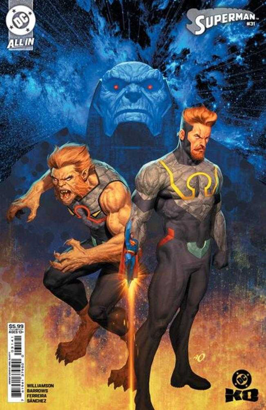SUPERMAN #31 COVER D ARIEL OLIVETTI CARD STOCK VARIANT (DC K.O.)