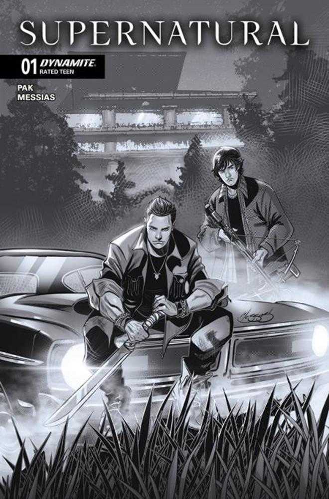 SUPERNATURAL #1 COVER J 1:10 EDER MESSIAS LINE ART VARIANT