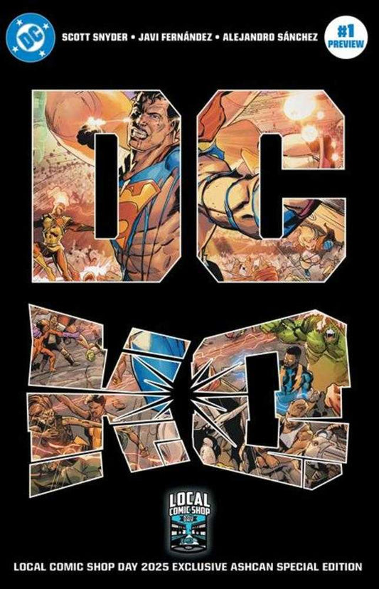 DC K.O. ASHCAN #1 2025 LOCAL COMIC SHOP DAY EXCLUSIVE COVER A JAVI FERNANDEZ