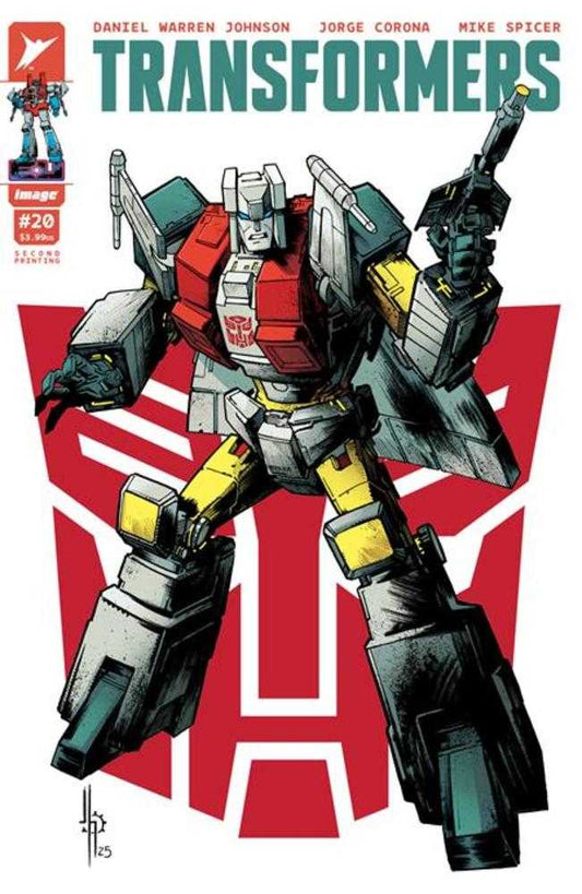TRANSFORMERS #20 2ND PRINT COVER B JASON HOWARD AUTOBOT VARIANT