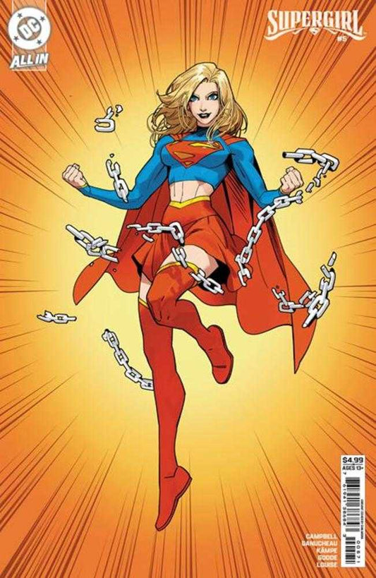 SUPERGIRL #5 COVER F DAN MORA CORNER BOX CARD STOCK VARIANT