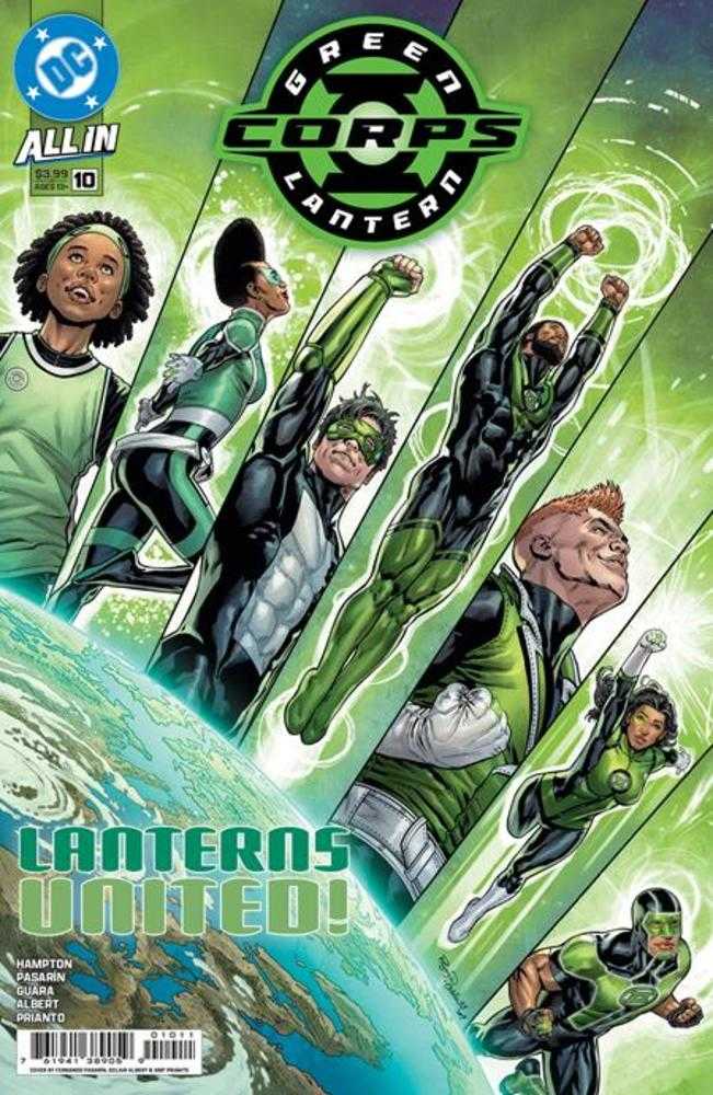 GREEN LANTERN CORPS #10 COVER A FERNANDO PASARIN & OCLAIR ALBERT