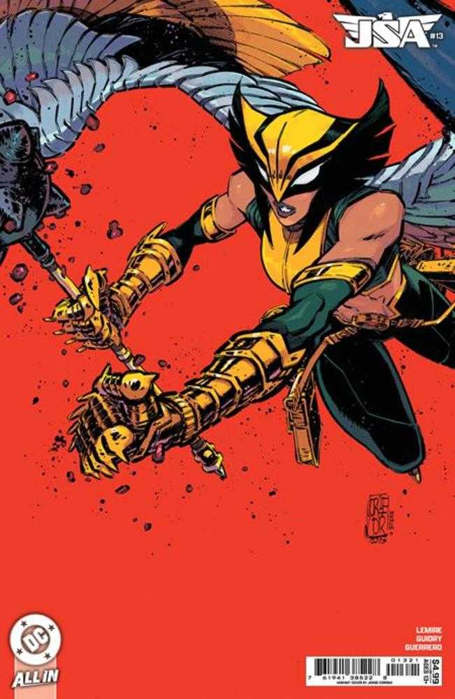 JSA #13 COVER B JORGE CORONA CARD STOCK VARIANT