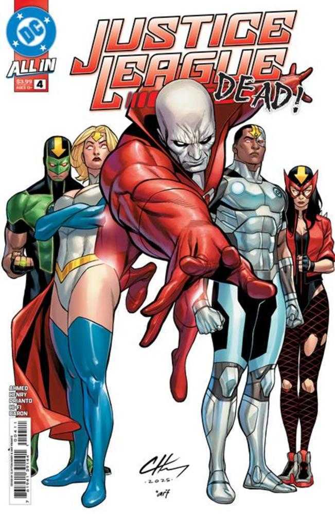 JUSTICE LEAGUE RED #4 (OF 6) COVER A CLAYTON HENRY