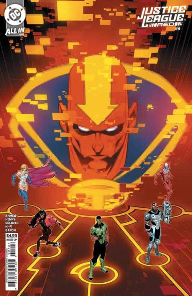 JUSTICE LEAGUE RED #4 (OF 6) COVER B DAVID BALDEON CARD STOCK VARIANT