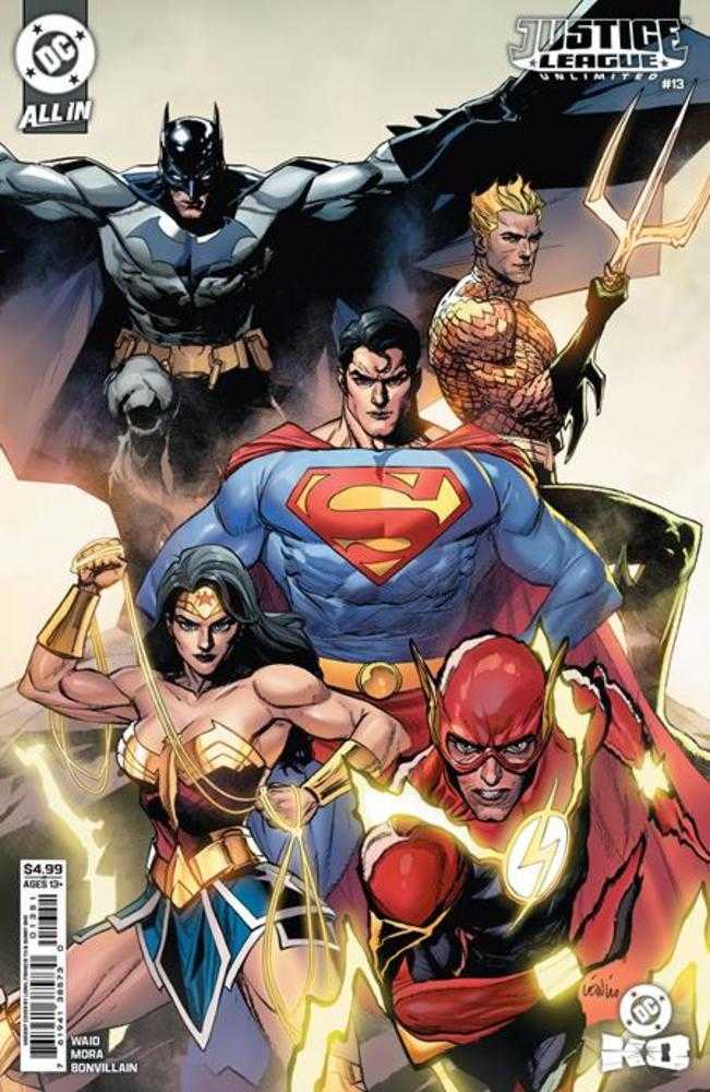 JUSTICE LEAGUE UNLIMITED #13 COVER C LEINIL FRANCIS YU CARD STOCK VARIANT (DC K.O.)