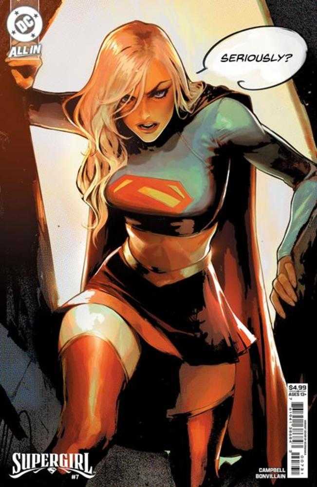 SUPERGIRL #7 COVER B SOZOMAIKA CARD STOCK VARIANT