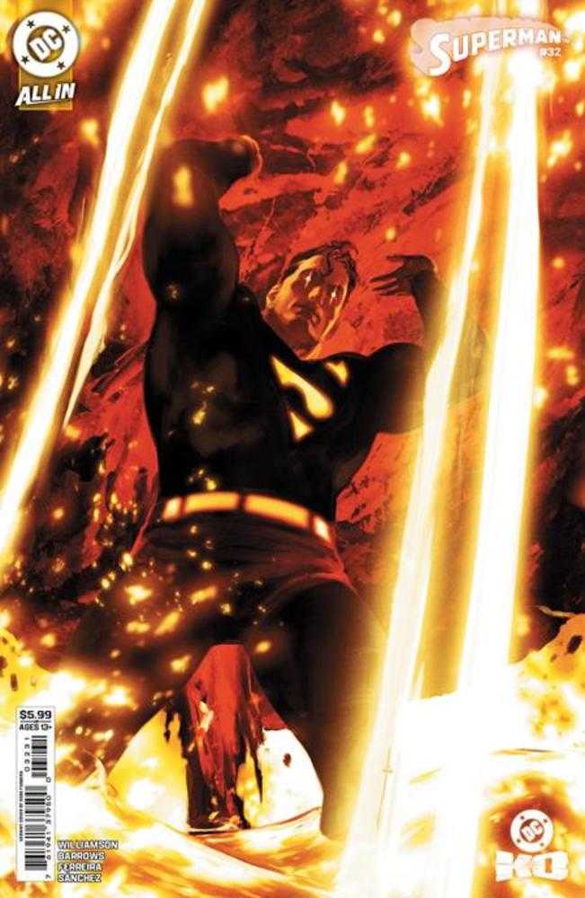 SUPERMAN #32 COVER C SEBASTIAN FIUMARA CARD STOCK VARIANT (DC K.O.)