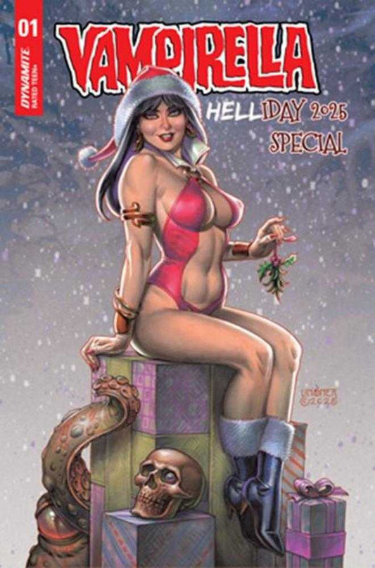 VAMPIRELLA HELLIDAY 2025 SPECIAL #1 COVER A JOSEPH MICHAEL LINSNER