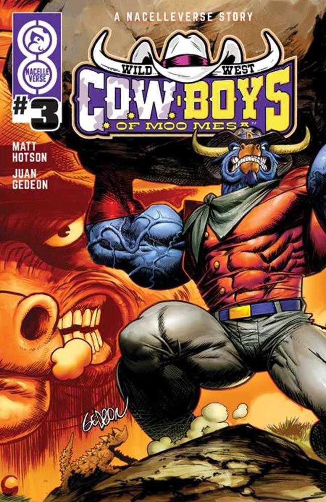 WILD WEST COW BOYS OF MOO MESA #3 (OF 4) COVER A JUAN GEDEON