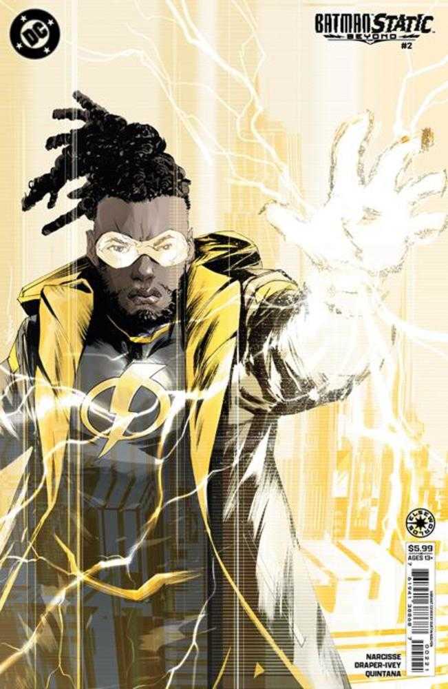 BATMAN STATIC BEYOND #2 COVER B DUSTIN NGUYEN CARD STOCK VARIANT (DC 2025) Comic