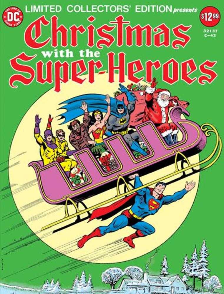 LIMITED COLLECTORS EDITION #43 CHRISTMAS WITH THE SUPER HEROES FACSIMILE EDITION COVER A CURT SWAN