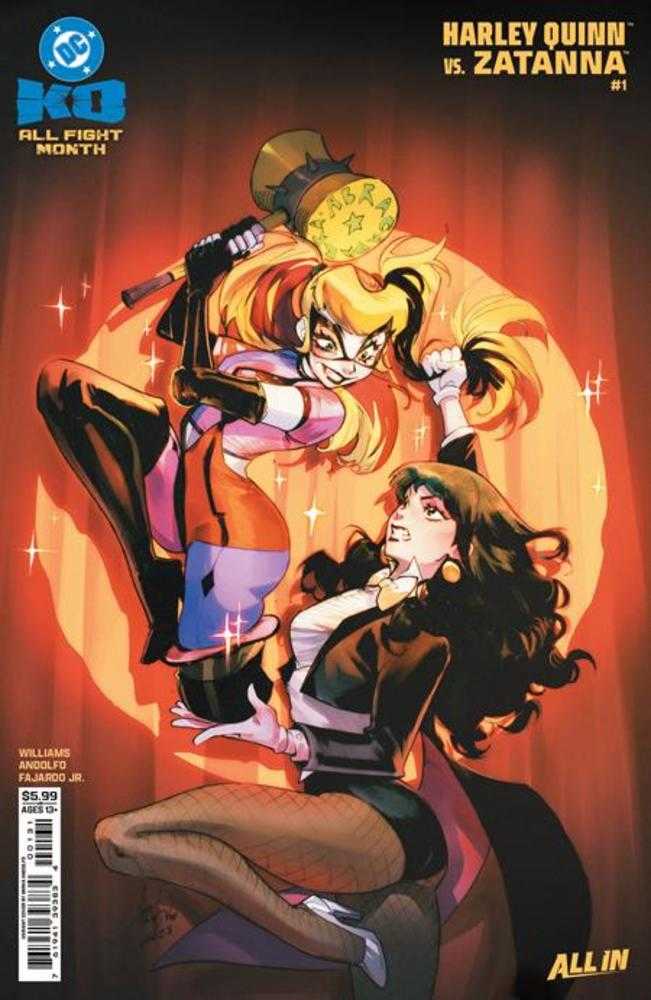 DC K.O. HARLEY QUINN VS ZATANNA #1 (ONE SHOT) COVER D MIRKA ANDOLFO CARD STOCK V