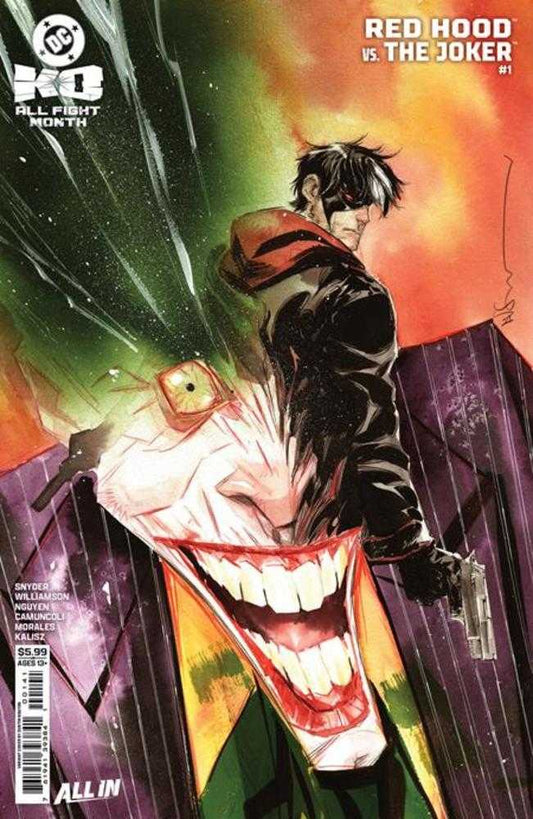 DC K.O. RED HOOD VS JOKER #1 (ONE SHOT) COVER B DUSTIN NGUYEN CARD STOCK VARIANT
