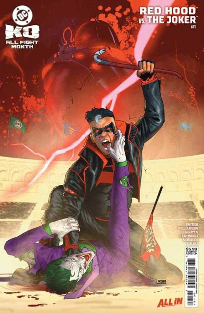 DC K.O. RED HOOD VS JOKER #1 (ONE SHOT) COVER E TAURIN CLARKE CARD STOCK VARIANT