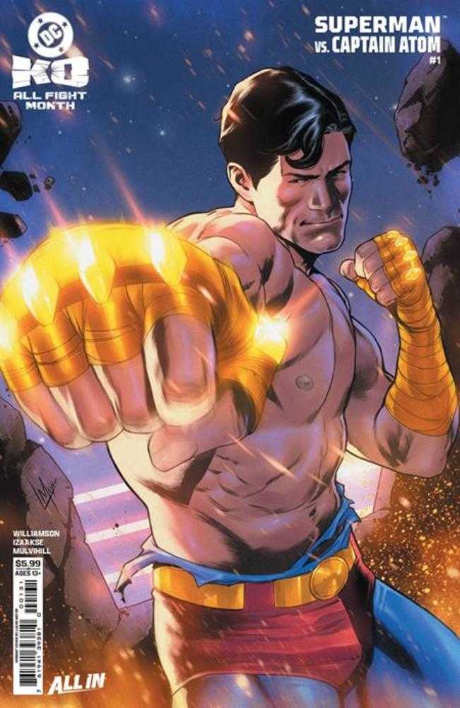 DC K.O. SUPERMAN VS CAPTAIN ATOM #1 (ONE SHOT) COVER C LUCAS MEYER CARD STOCK VARIANT