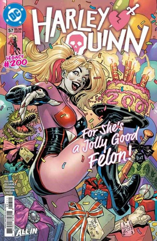HARLEY QUINN #57 COVER A YANICK PAQUETTE (#200) (DC 2025) 1st Print Comic
