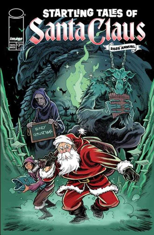 STARTLING TALES OF SANTA CLAUS 2025 ANNUAL (ONE SHOT) COVER A MARK LASZLO
