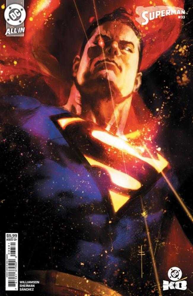 SUPERMAN #33 COVER C SEBASTIAN FIUMARA CARD STOCK VARIANT (DC K.O.) (DC 2025)
