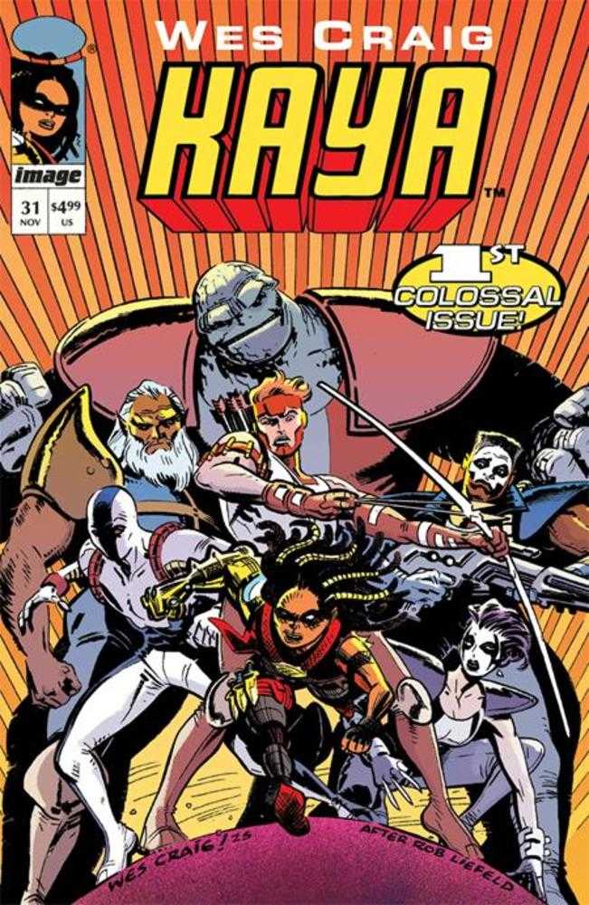 COLOSSAL KAYA (ONE SHOT) COVER B WES CRAIG YOUNGBLOOD TEAM UP VARIANT