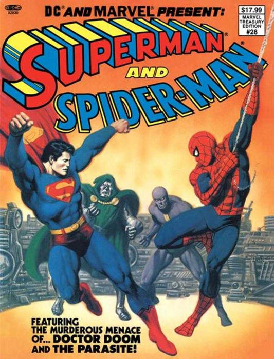 DC AND MARVEL PRESENT SUPERMAN AND SPIDER-MAN (MARVEL TREASURY EDITION #28) #1 F