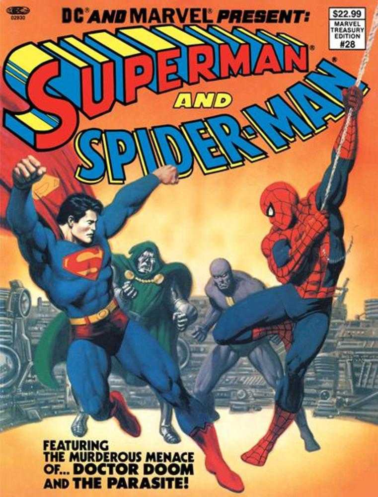 DC AND MARVEL PRESENT SUPERMAN AND SPIDER-MAN (MARVEL TREASURY EDITION #28) #1 F