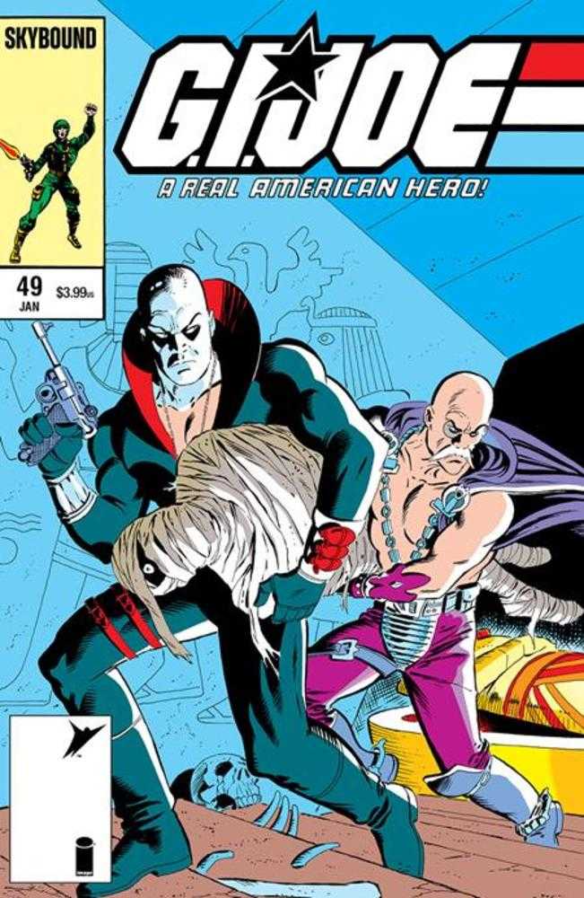 G.I. JOE A REAL AMERICAN HERO #49 HAMA FILES EDITION COVER A MICHAEL ZECK