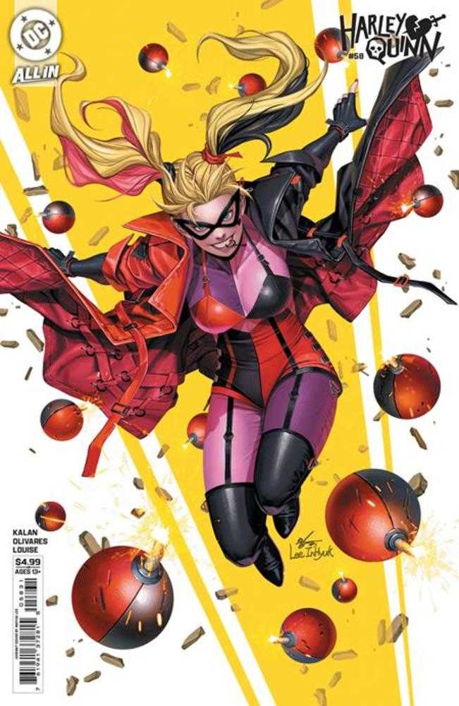HARLEY QUINN #58 COVER C INHYUK LEE CARD STOCK VARIANT (DC 2026) 1st Print Comic
