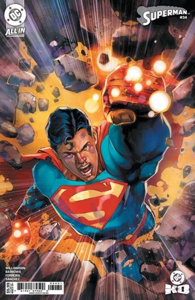 SUPERMAN #34 COVER C ROD REIS CARD STOCK VARIANT (DC K.O.) (DC 2026) Comic