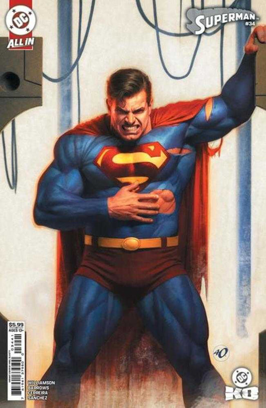 SUPERMAN #34 COVER D ARIEL OLIVETTI CARD STOCK VARIANT (DC K.O.) (DC 2026) Comic