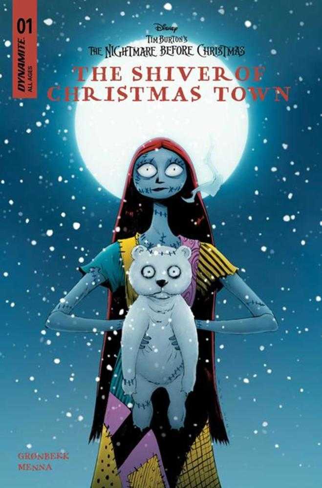 TIM BURTONS THE NIGHTMARE BEFORE CHRISTMAS THE SHIVER OF CHRISTMAS TOWN #1 COVER