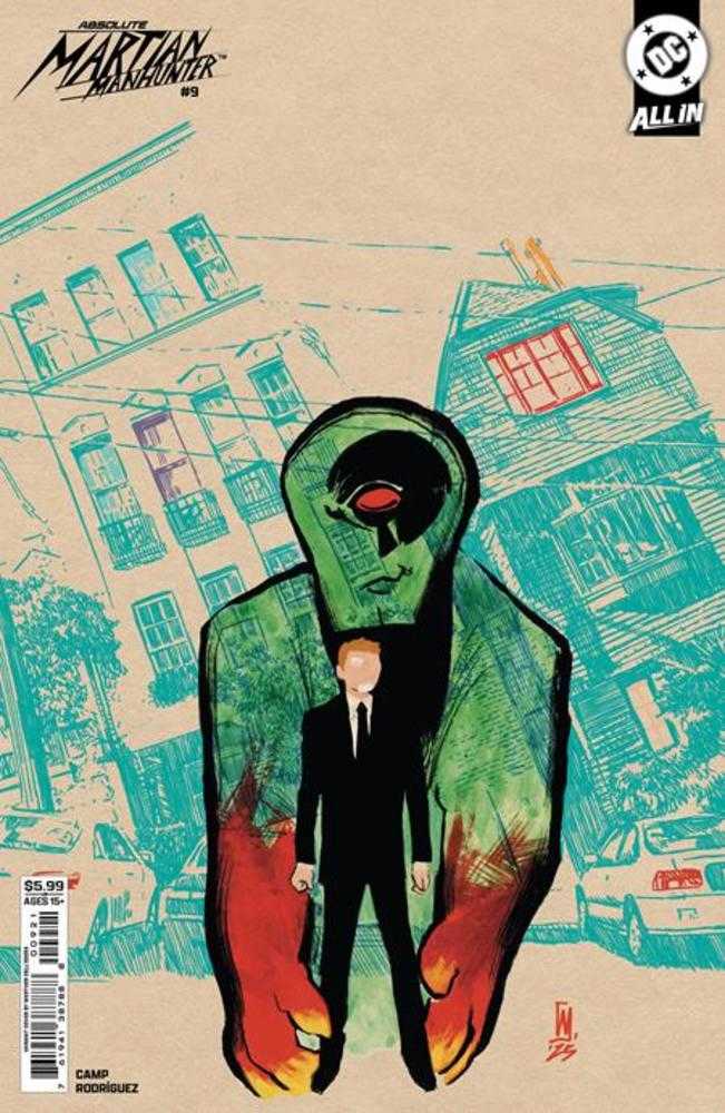ABSOLUTE MARTIAN MANHUNTER #9 COVER B WERTHER DELL EDERA CARD STOCK VARIANT